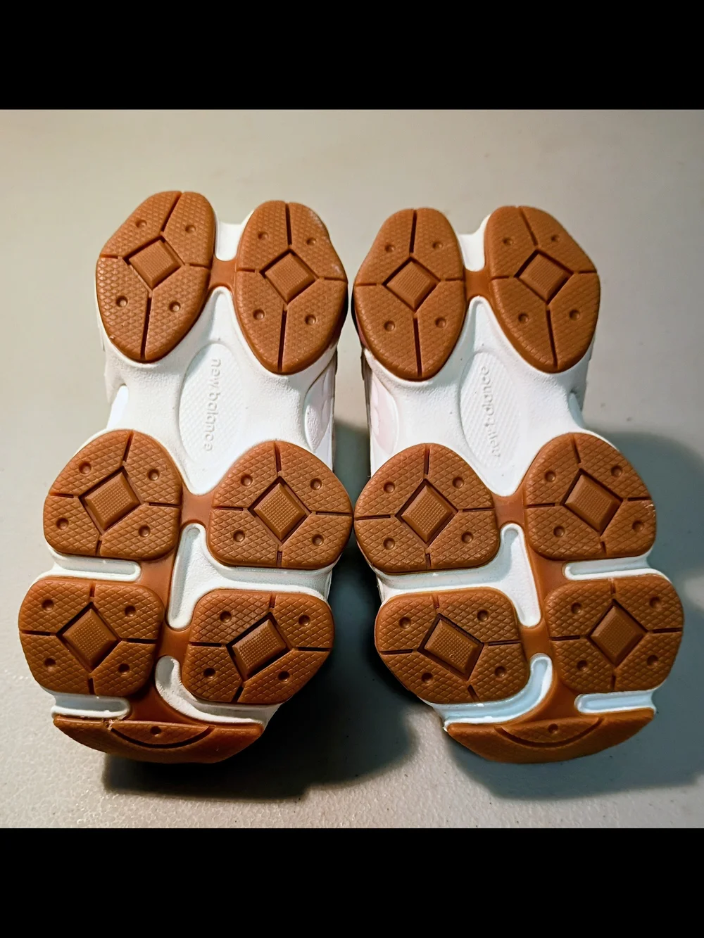 New Balance Girl Baby Sneakers with Gum Soles Size 6 US
